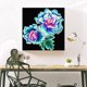 thumbnail image 5 of Cuadros Decorativos Kits de pintura de diamantes Flor de peonía redonda completa Imagen de arte de bricolaje Decoración para el hogar Sywqhk Nuevos Originales, 5 of 9