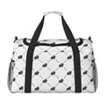 thumbnail image 1 of Disketp Black Rabbit Bolsa de Viaje Tipo Duffle, Bolso de Mano para Fin de Semana para Mujer, Bolsa de Gimnasio Ligera para Hombre, Esencial para Viajes, 1 of 7