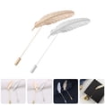thumbnail image 3 of 2 uds Collar ropa Pin plumaje moldeado broche Pin solapa Pin Stick Pin, 3 of 3