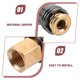 thumbnail image 3 of WEUVEB Boquilla De Inflado Para Neumáticos En Cobre Con Mecanismo De Para Camiones Y Autos, 3 of 8