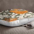 thumbnail image 2 of S4Sassy Throw Floral Print Square Pillow Case Decorative Olive Green Cushion Cover -18 x 18 Inches, 2 of 4