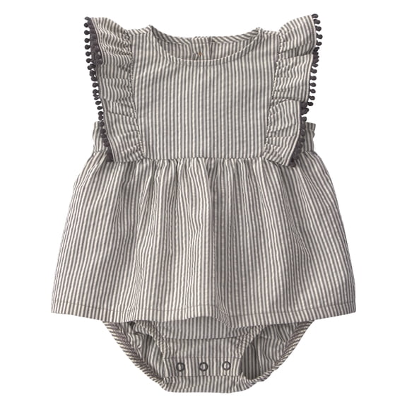 Carter's Child of Mine Baby Girl Dress and Hat Set, 2-Piece, Sizes 0/3-24 Months