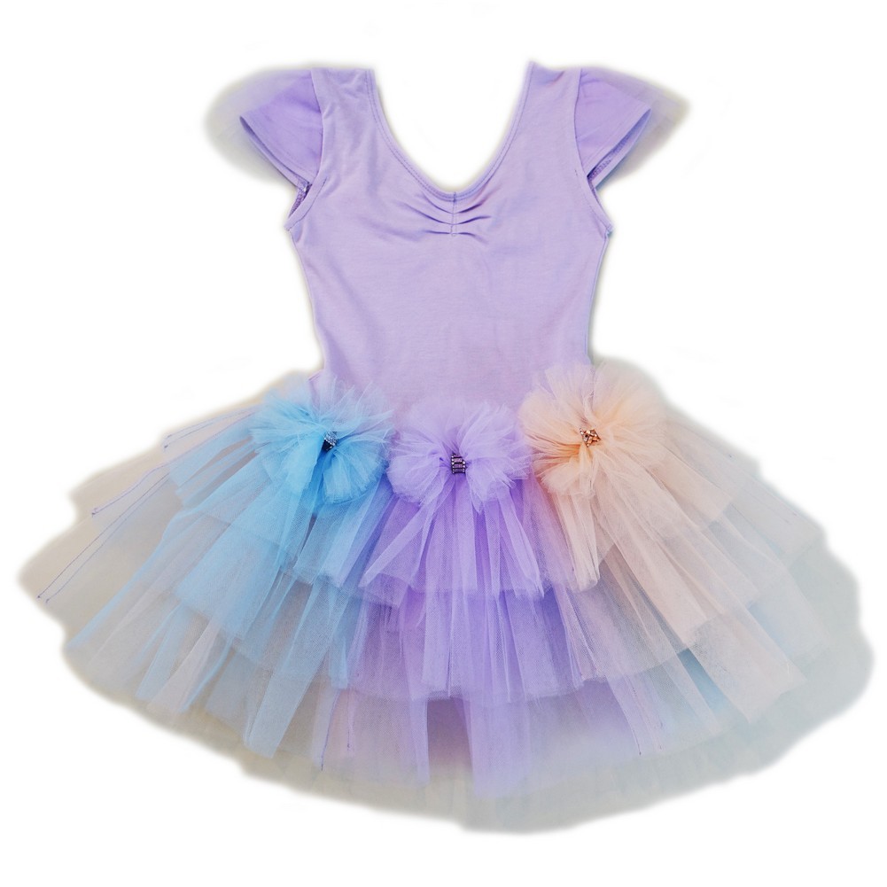 purple color dress for baby girl