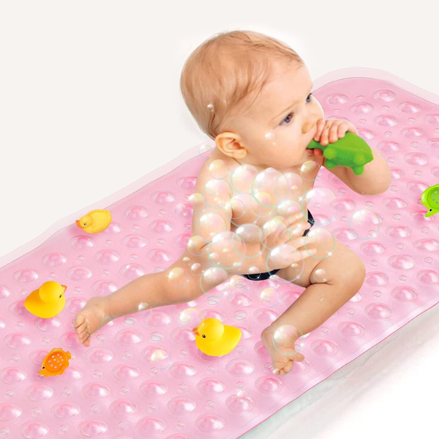 Surmoby Bath Tub Mat, Bathroom Shower Mats,NonSlip Bathtub Mats with