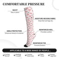 thumbnail image 3 of Lsque Cute Axolotl Pattern Sport Compression Socks for Men & Women 15-20 mmHg Knee High Nurse Pregnant Running Medical and Travel Athletic, 3 of 6