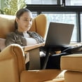 thumbnail image 6 of Laptop Stand Space-saving Foldable Computer Support Stand Adjustable Small Laptop Desk for Home Bedroom-Orange, 6 of 7