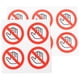 thumbnail image 1 of BRIGHTFUFU 10pcs no toque pegatina no use señales de mano calcomanía auto adhesiva sin signo táctil, 1 of 7