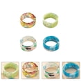 thumbnail image 3 of 4 anillos de resina sencillos y modernos para dedo, decoración unisex, regalo de joyería, 3 of 5