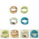 thumbnail image 3 of 4 anillos de resina sencillos y modernos para dedo, decoración unisex, regalo de joyería, 3 of 5