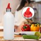 thumbnail image 1 of Botella de Plástico Exprimido Higoodz 450 ml Transparente BPA Contenedor Almacenamiento rojo, 1 of 7