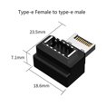 thumbnail image 5 of Tipo-e Hembra a Usb Macho Adaptador convertidor Placa base Computadora Afortunado Sencillez, 5 of 5