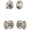 Satin Nickel, variant on Grandeur 818090 Georgetown Solid Brass Single Cylinder Keyed Entry Knobset And Deadbolt