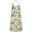 Brown Green Mushroom, variant on Orange Mushroom Fox Light Pattern Apron-Garden Aprons for Women with Pockets-Cotton Linen Waterproof Kitchen Cooking Gardening Aprons Adjustable for Kitchen,Cooking,BBQ and Salon 33x27 Inch