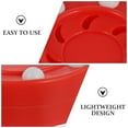 thumbnail image 3 of SOPOTUTU 2 Pcs Balles de Hockey Rouges pour Entraînement PP Équipement de Jeu Intérieur, 3 of 8