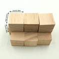 thumbnail image 2 of BJBSJSZ 50 Pcs Wooden Cubes Unfinished Wood Blocks for Wood Crafts, Wooden Cubes, Wood Square Blocks for Crafts and DIY Decor, and DIY Projects, 2 of 2