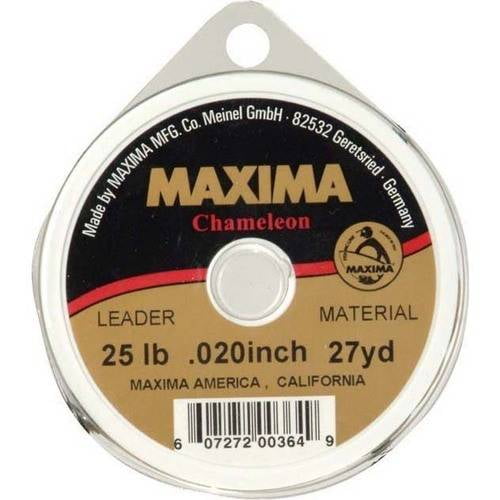 NEW MAXIMA CLEAR LEADER MATERIAL 15LB 27YD SPOOL fly fishing durable invisible 