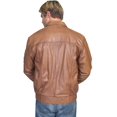 thumbnail image 2 of Scully Leather Mens Premium Lambskin Zip Front Jacket Cognac Soft XL, 2 of 2