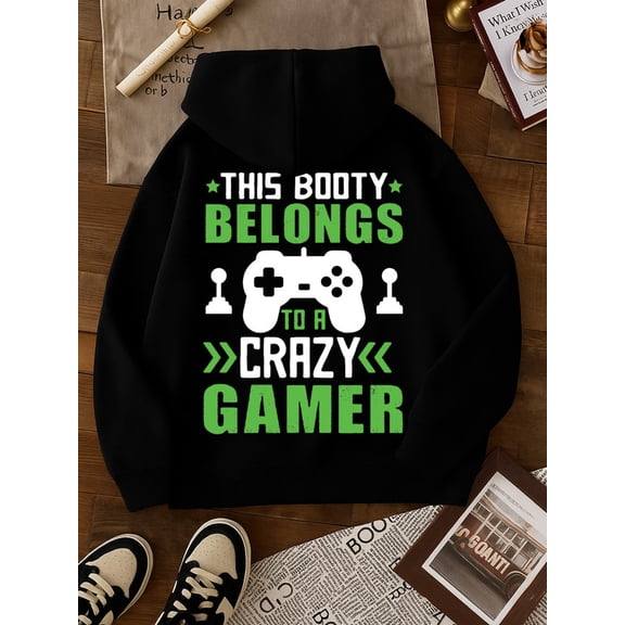 Gamer Hoodie hoodies game for men machine washable black All-Season Fitness Top, Sleek Sporty Look, Durable Sportswear aesthetic elegant vintage fun merch Fashion Unisex hoodie