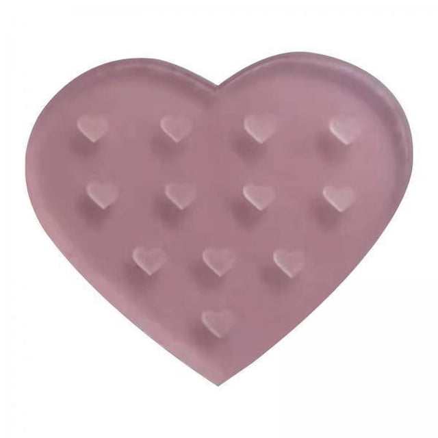 3 Soportes De Pegamento Para Pestañas, Soporte Profesional En Forma De Corazón Para Extensión De Pestañas, Corazón Rosa