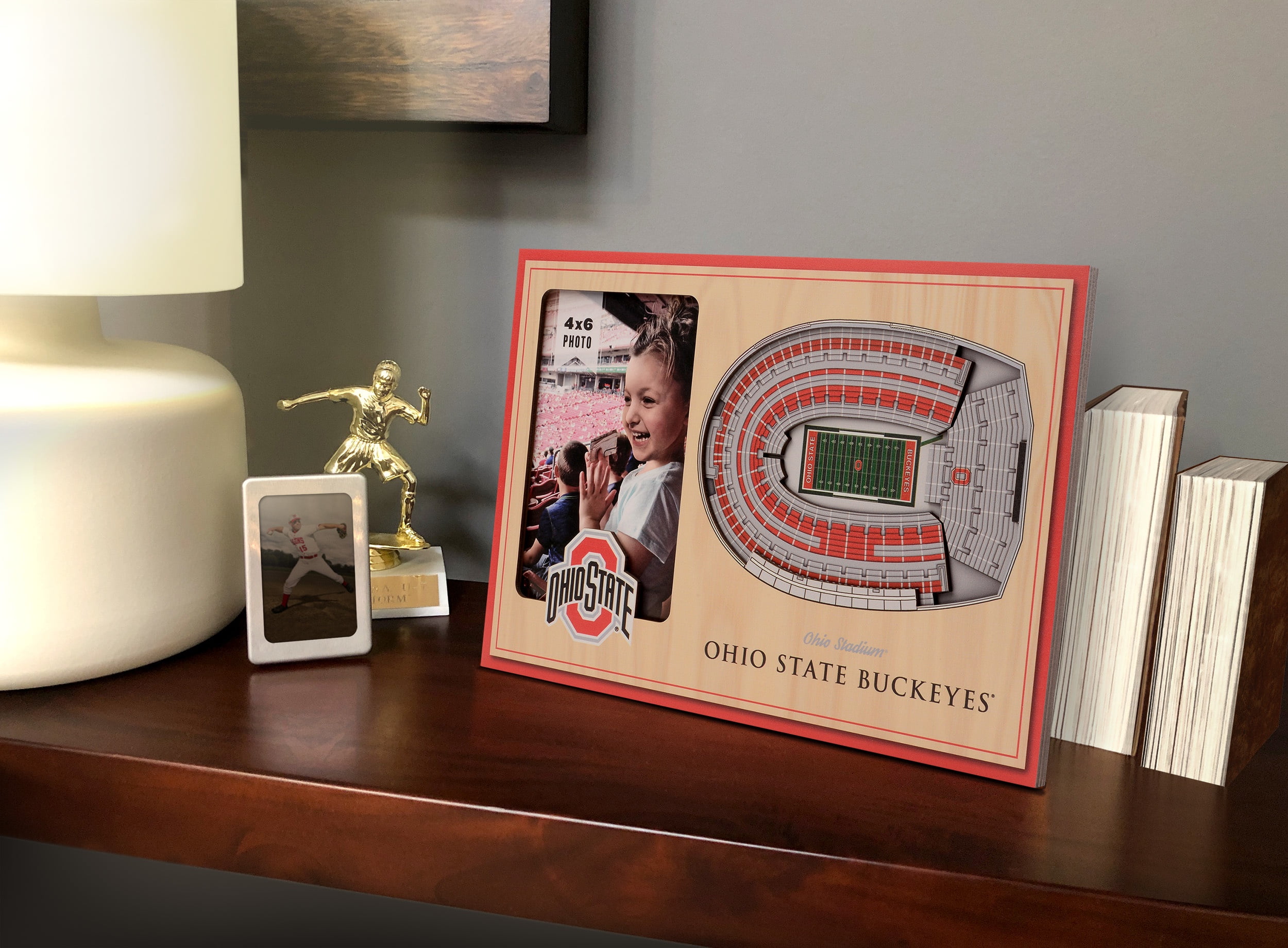 YouTheFan NCAA Ohio State Buckeyes 3D StadiumView Picture Frame