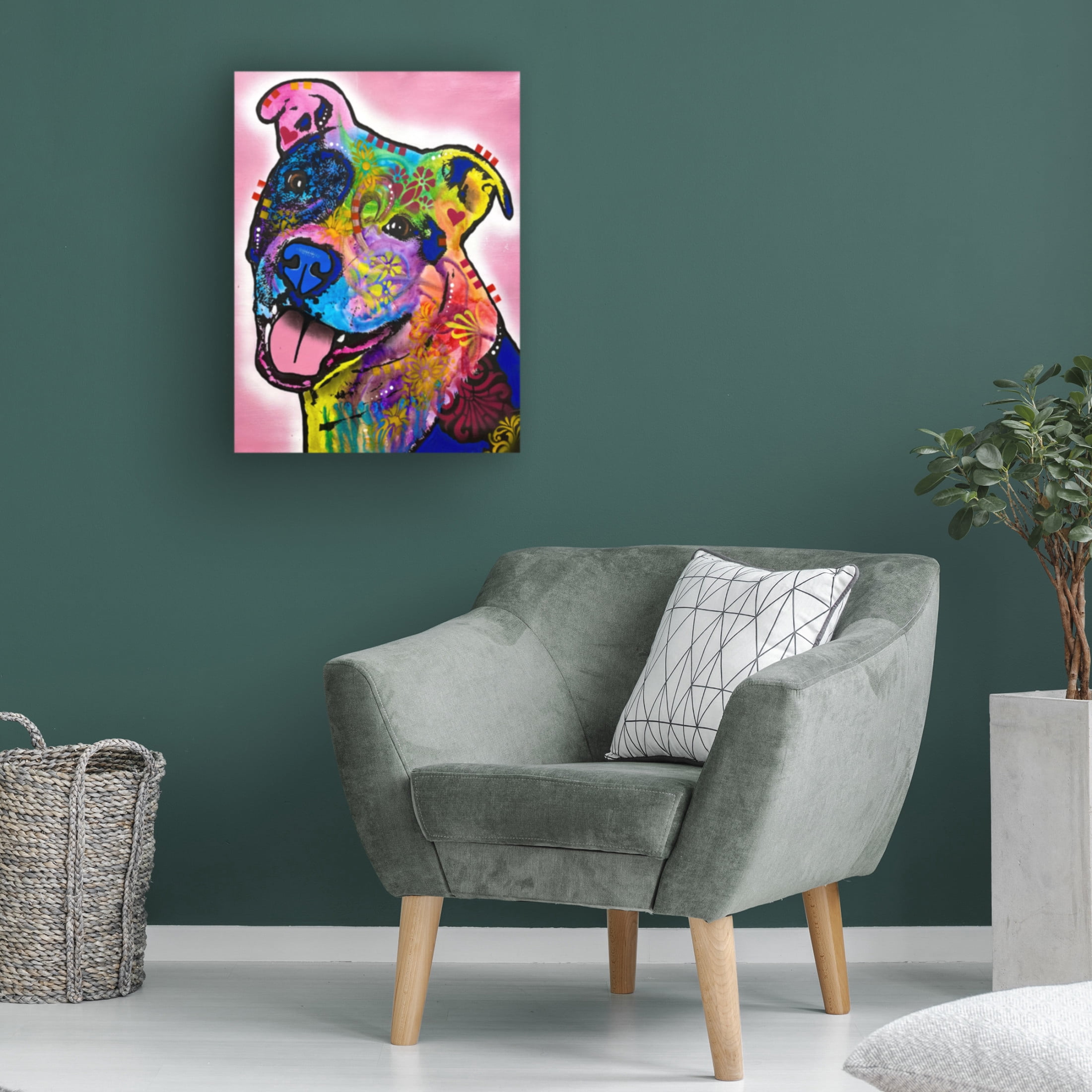 Canvas Wall Art - Dean Russo 'My Heart Is Full' Wall Art for Living Room, Bedroom, or Office Décor by Trademark Fine Art - 24 x 32 Inches