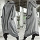 thumbnail image 3 of Sudadera con capucha larga unisex de manga larga con capucha Nazgul con cierre de cremallera y forro polar, 3 of 5