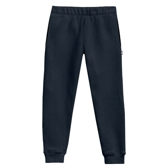 Soft Cotton Pocket Fleece Jogger| Dark Navy