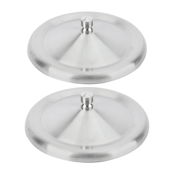 GOOHOCHY 2 tapas para tazas de agua a prueba de fugas de acero inoxidable, cubiertas antipolvo.