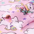 thumbnail image 4 of WIBACKER 1-10 Year Girls' 2-Piece Pajamas Set Long Sleeve Sleepwear Pjs 100% Cotton For Kids and Toddler Girls - Unicorn, 4 of 4