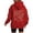 Red, variant on Bibifish Womens Hoodies Letter Graphic Hooded Sweatshirts Long Sleeve Loose Fit Casual Daily Outings Inspirational Stylish Pullover