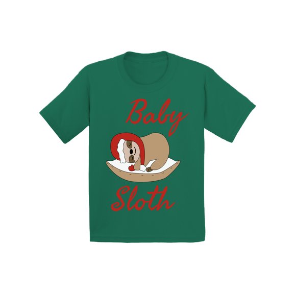 Awkward Styles Ugly Xmas T-Shirt for Baby Girls Boys Little Christmas Sloth Baby Shirt