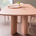 thumbnail image 4 of Nordic Design Minimalist Desk Tables Wood Solid Modern Ideas Executive Office Desk Conference Mesa Ordenador House Furniture My Lux Decor Round, 4 of 6