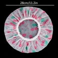 thumbnail image 3 of Waterproof Shower Cap Set, Washable Hair Caps for Women with Elastic Fit for Shower, Spa, Makeup & Travel, 3 of 10