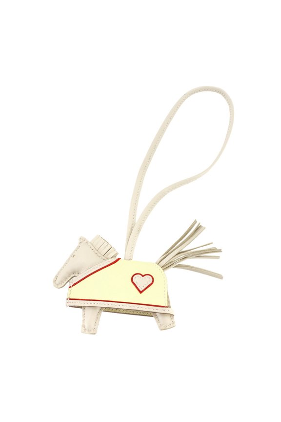 Pre-Owned Hermes Herms Rodeo Pegasus PM bag charm, Anjou Milo, Cl Jaune Milton,...