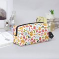 thumbnail image 6 of Uemuo Afternoon Tea Pattern Portable Toiletry Bags with Handle, Waterproof travel Make up Bags for Women, Large Capacity Travel Cosmetic Bags, 6 of 9