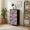 Color-2, variant on 4 Drawer Vertical Storage Dresser Embroidery multicolor tribal style Traditional ethnic with Wood Top Fabric Pull Drawers