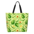 thumbnail image 1 of Disketp Green Avocado Bolsa Tote Estampada para Mujer, Bolso de Hombro y de Mano para Compras y Viajes, 1 of 8