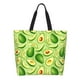 thumbnail image 1 of Disketp Green Avocado Bolsa Tote Estampada para Mujer, Bolso de Hombro y de Mano para Compras y Viajes, 1 of 8