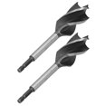thumbnail image 4 of 2 brocas para carpintería, sierras perforadoras de metal, brocas de 4 filos, vástago hexagonal de 4 ranuras, herramienta de corte de 30 mm, 4 of 14