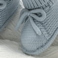 thumbnail image 2 of Baby Boys Girls Sock Shoes Newborn Fuzzy First Walking Shoes Toddler Winter Warm Non Slip Knit Ankle Booties, 2 of 6