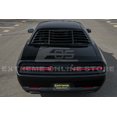 thumbnail image 4 of Replacement For 2008-Present Dodge Challenger Models | EOS Track Performance ABS Plastic Primer Black Rear Window Louver Sun Shade Cover LOUVER-226-ABS, 4 of 12