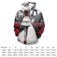 thumbnail image 2 of Red Hat, White Dress, Eiffel Tower 3D Print Hoodie Men Women Autumn Thin Pullover Sweatshirt Vintage Streetwear Tops, 2 of 6