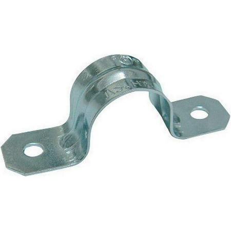 Hole Emt Strap - 2 Hole Emt Strap Used For Providing Support Gam-Pak Conduit 49825 031857498252