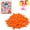Orange, variant on Crunchy Beads for Squishy, 900 PCS-Crunchy Squishy Beads, Plastic DIY Crunchy Filler