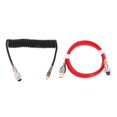 thumbnail image 2 of Cable en Alambre Escalable USB TPU Metal 5V 4A Conector para Mecánico Auricular de Computadora rojo shamjiam Alambre de cable en espiral, 2 of 4