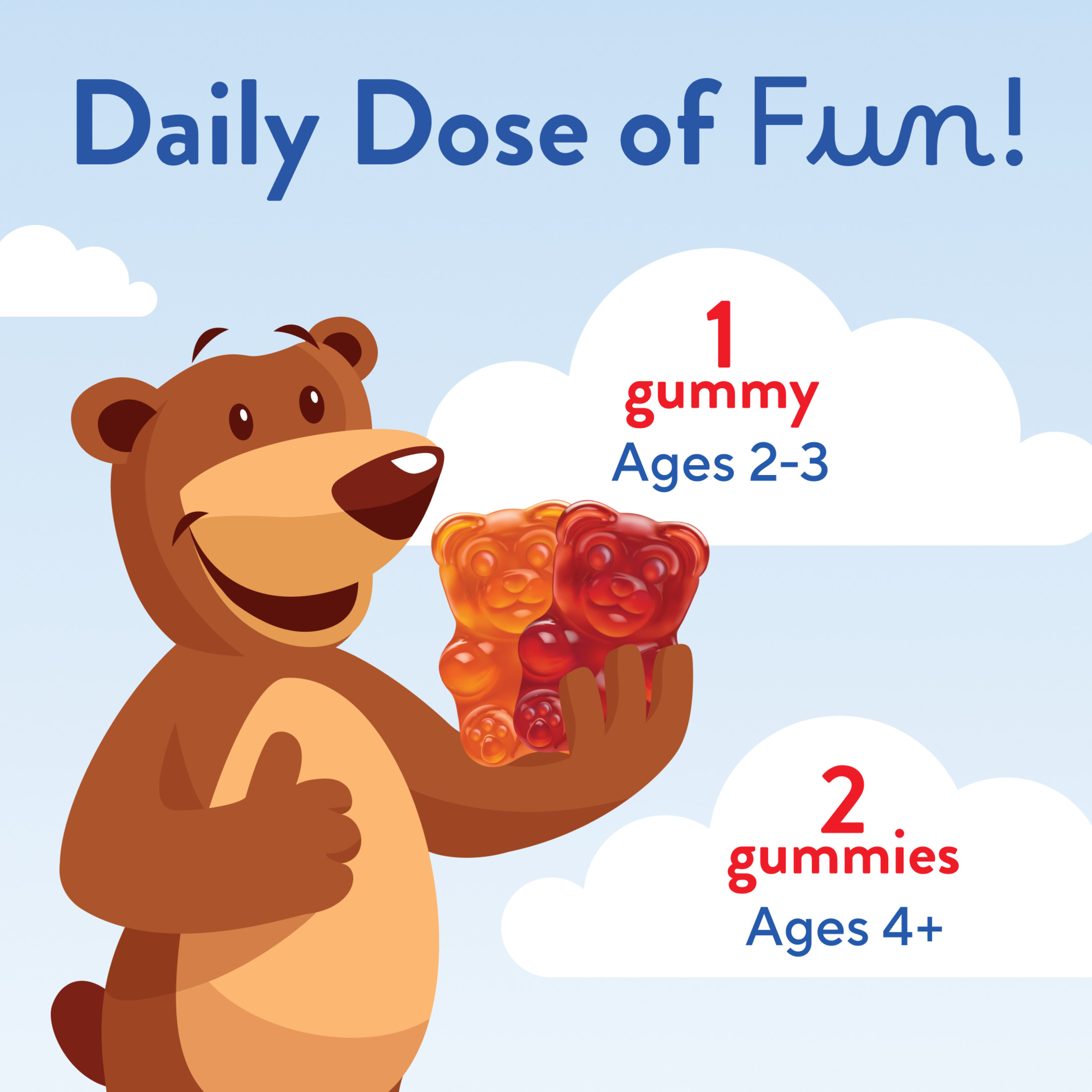 L'il Critters Gummy Vites Kids Multivitamin, Mixed Fruit, 190 Count photo 5