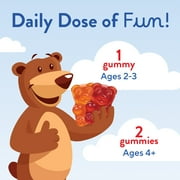 L’il Critters Gummy Vites, Daily Gummy Multivitamin for Kids Ages 2+, Fruit Flavors, 70 Count