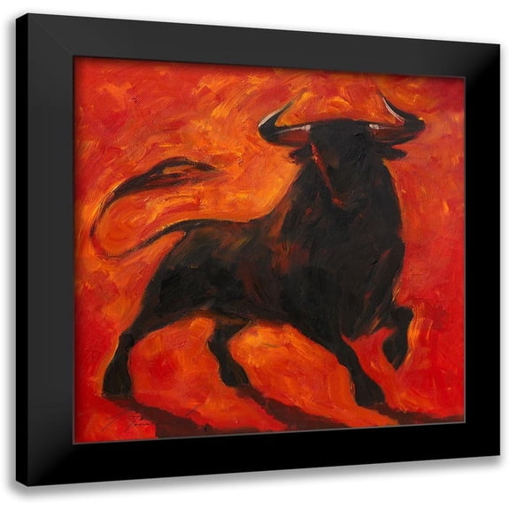 Panasenko, Inna 12x12 Black Modern Framed Museum Art Print Titled - Toro V