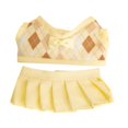 thumbnail image 2 of 2x Ropa para muñecas de niña Ropa para muñecas Regalo para niños Disfraces Miniatura desmontables Cómodos trajes para muñecas Adorables para muñecas falda amarilla, 2 of 8