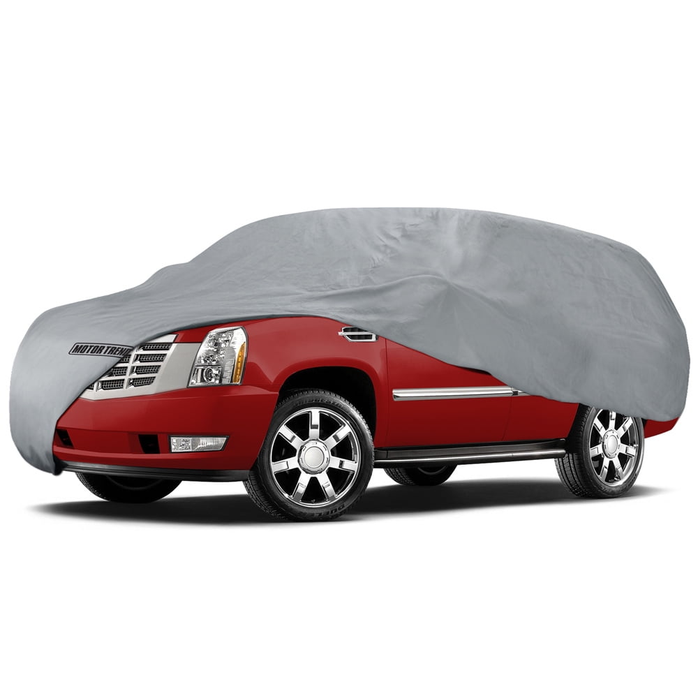 Motor Trend 4 Layer 4 Season Waterproof Outdoor UV Protection for Heavy Duty Use Full Cover for Cars 5 Size
